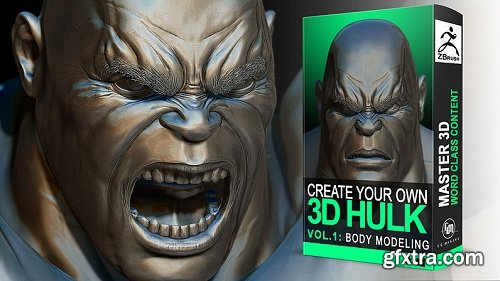 Cubebrush - Create your Own Hulk Vol.1: Body Modeling