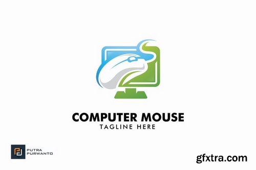 Computer Mouse - Logo Template
