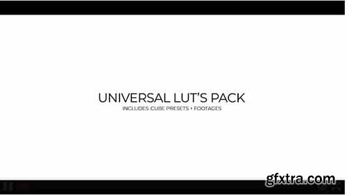Universal LUTs Pack - Premiere Pro Templates 138970