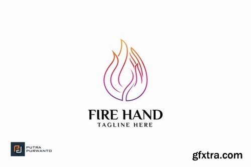 Fire Hand - Logo Template