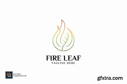 Fire Leaf - Logo Template