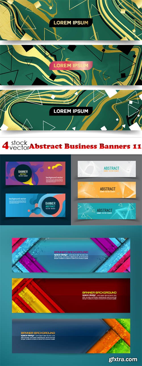 Vectors - Abstract Business Banners 11