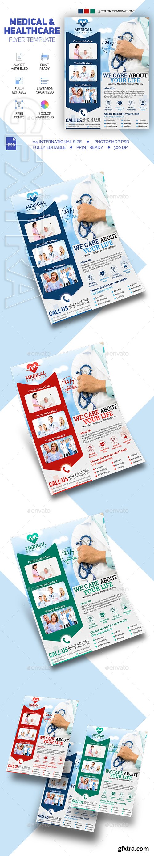 GraphicRiver - Medical & Healthcare Flyer 22730948