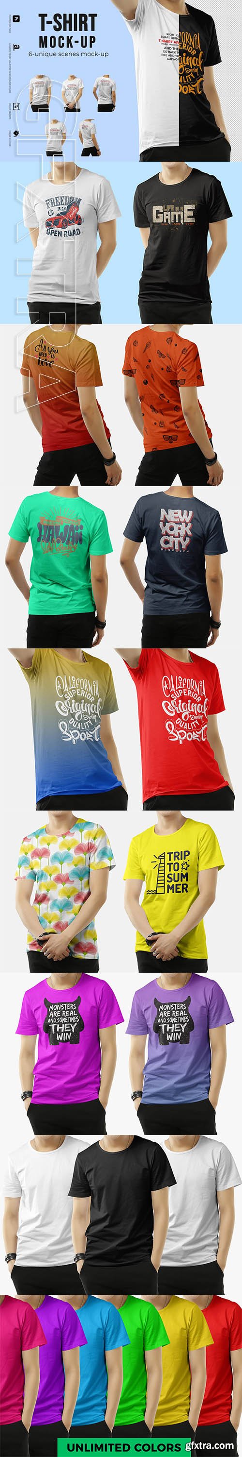 CreativeMarket - T-shirt Mock-up 3105445