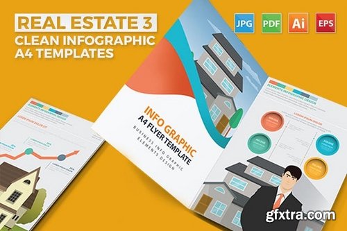 Real estate 3 infographic Design