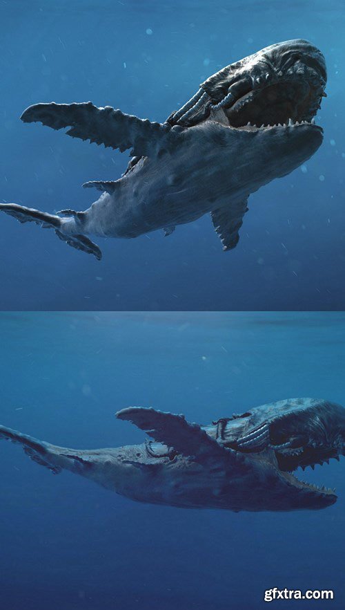 Ocean Monster – 3D Model
