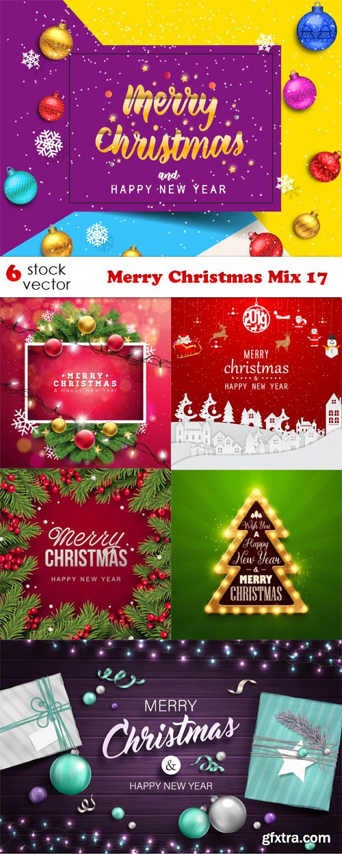 Vectors - Merry Christmas Mix 17