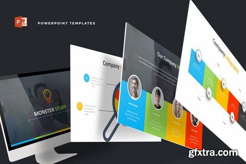 Monster - Powerpoint Keynote and Google Slides Template