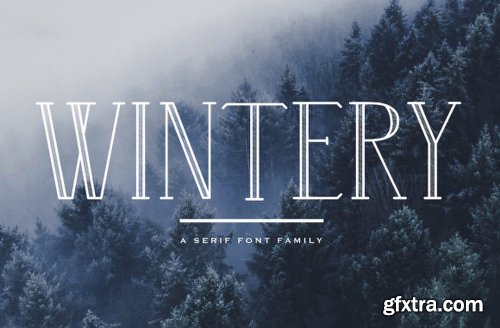 Wintery Family Font Family - 3 Fonts