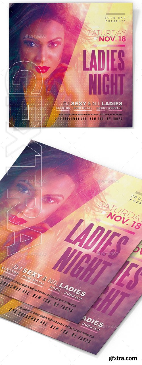 GraphicRiver - Ladies Night Flyer Template 22735098