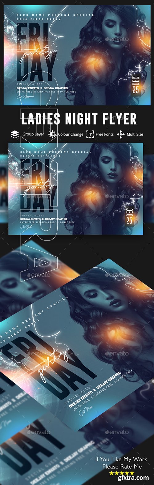 GraphicRiver - Ladies Night Party Flyer 22759245