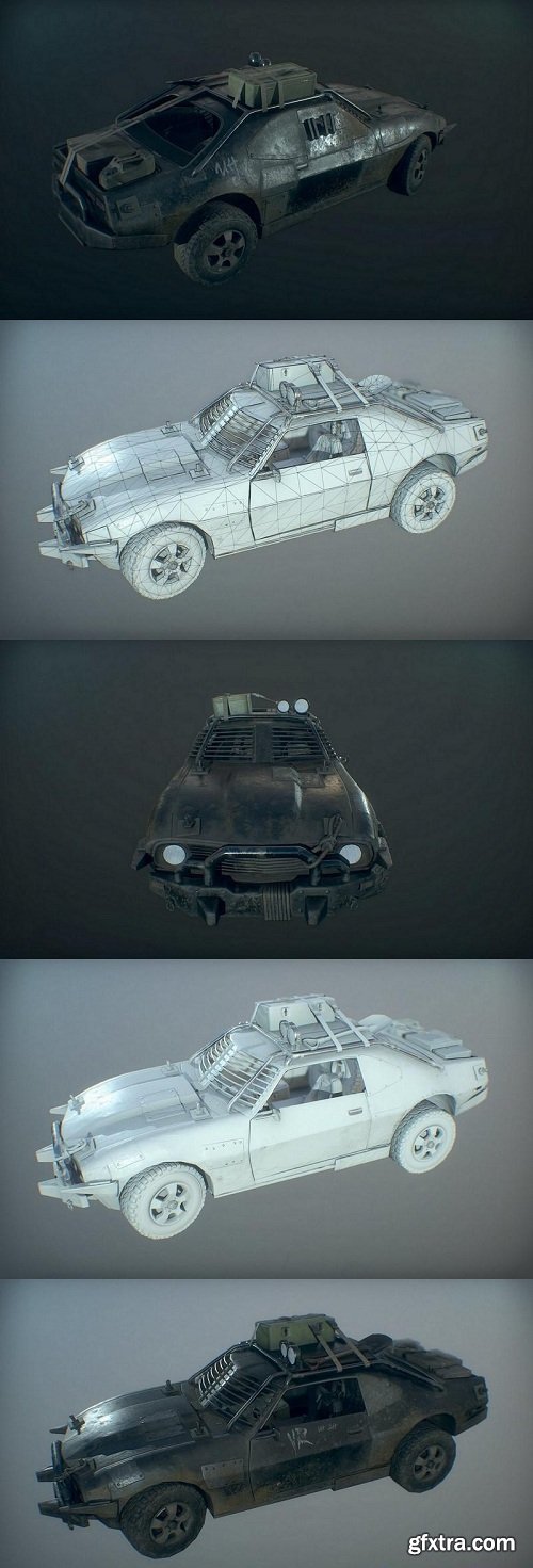 Mad Max Interceptor 3D Model