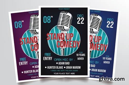 Stand Up Comedy Vol.2 Flyer Template
