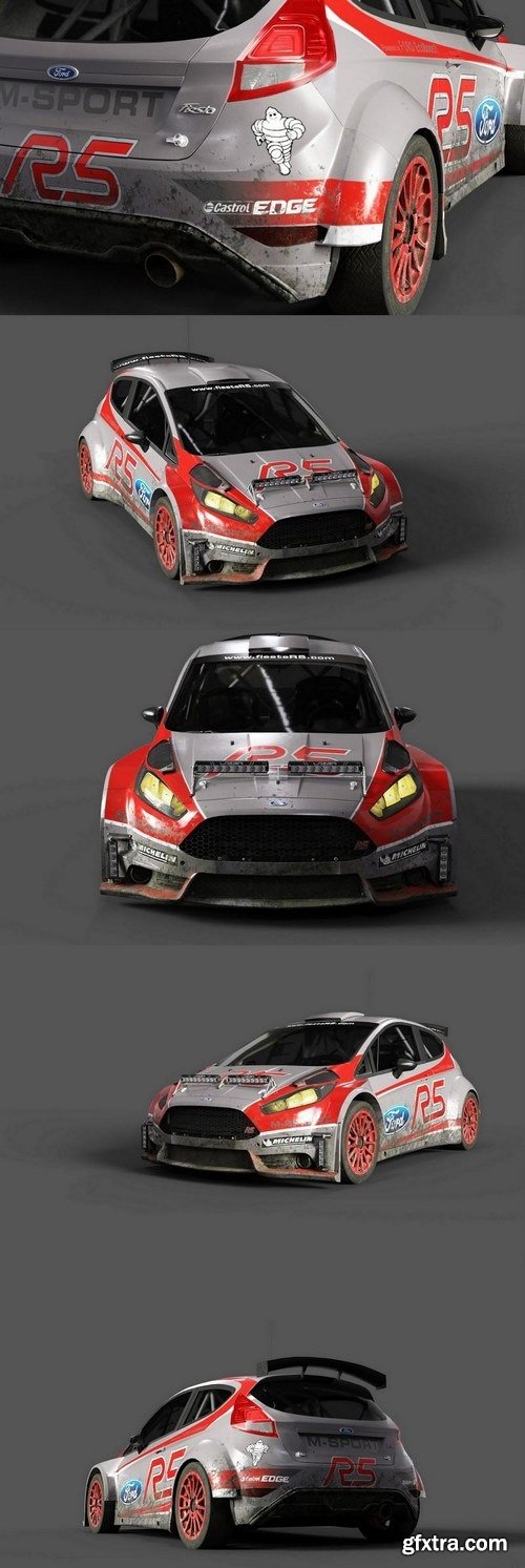 Ford Fiesta R5 Race – 3D Model