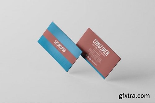 Creative Blue & Red - Business Card Template