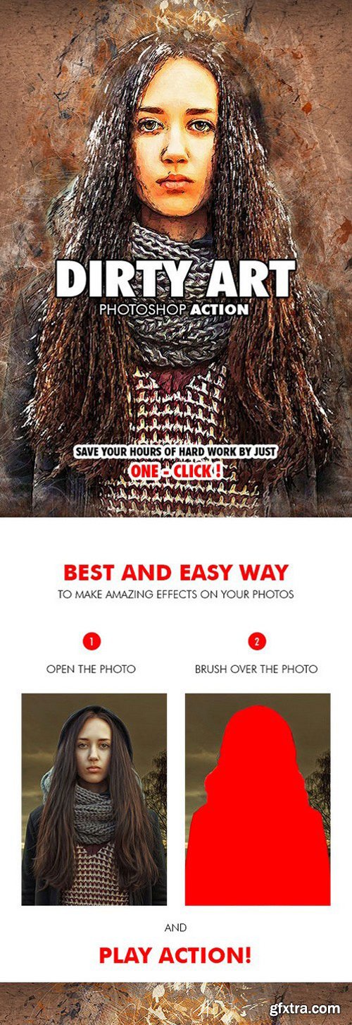 Graphicriver - Dirty Art Photoshop Action 19573400