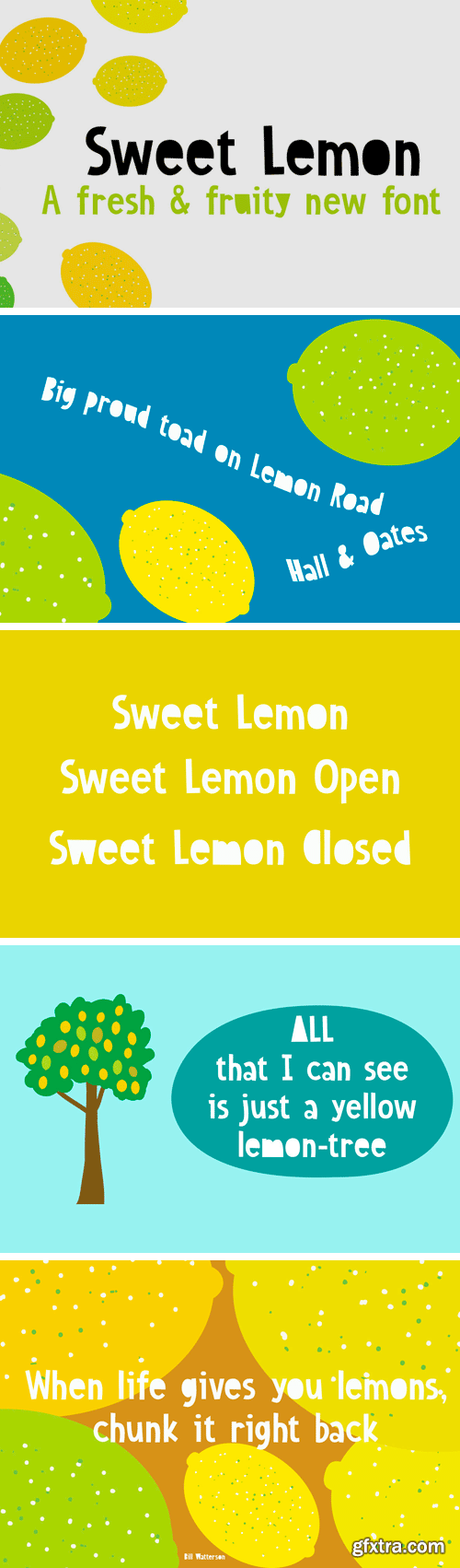 Sweet Lemon Font Family