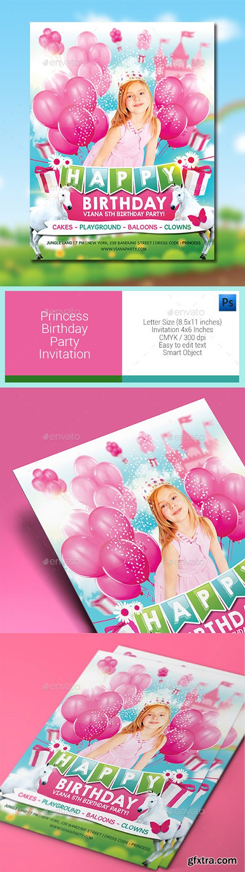 Princess Birthday Party Invitation 11752005
