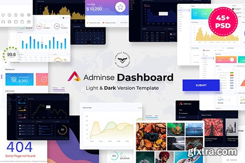 Adminse - Dashboard for Admin PSD Template
