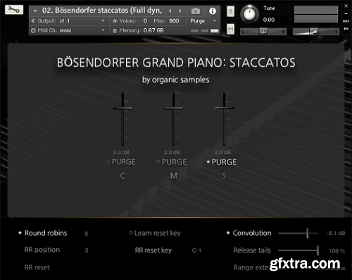 Organic Samples Boesendorfer Grand Piano Staccatos For NATiVE iNSTRUMENTS KONTAKT-DISCOVER