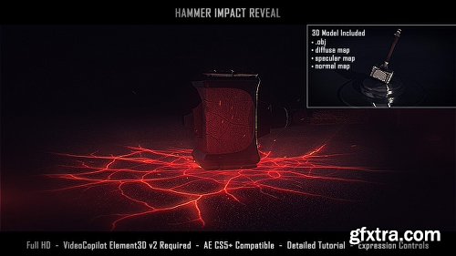 Videohive Hammer Impact Reveal 19782812