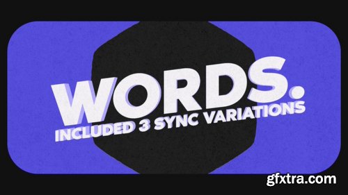 Videohive Words Stomp 22685570