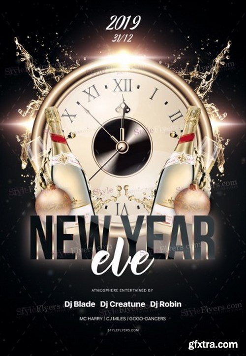 New Year Eve PSF Flyer Template