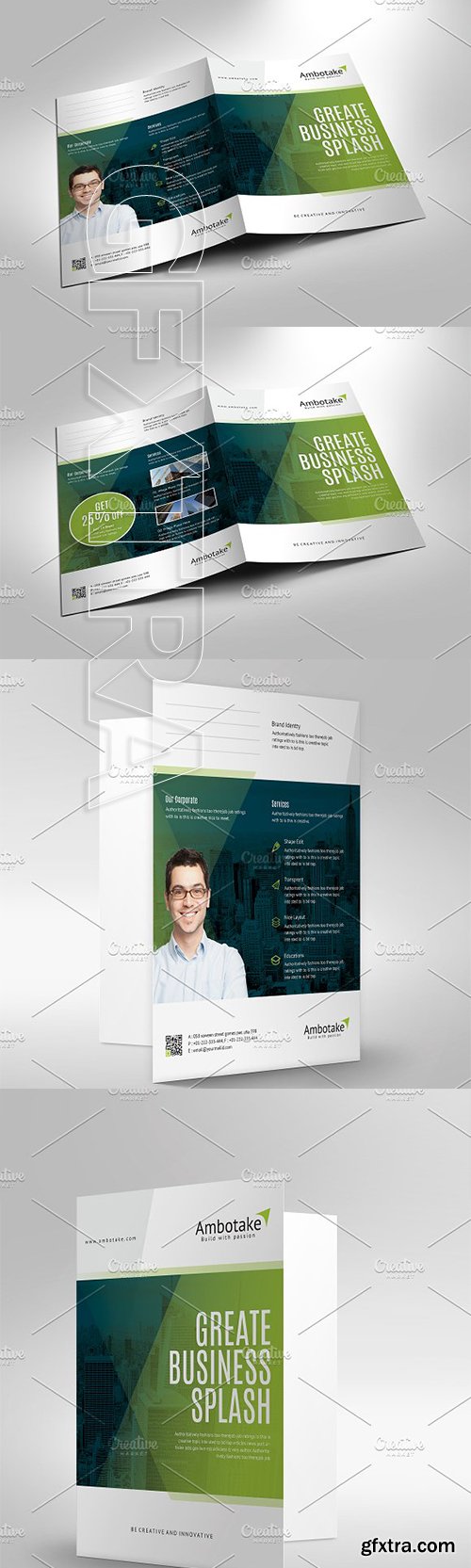 CreativeMarket - Corporate Presentation Folder 3068667