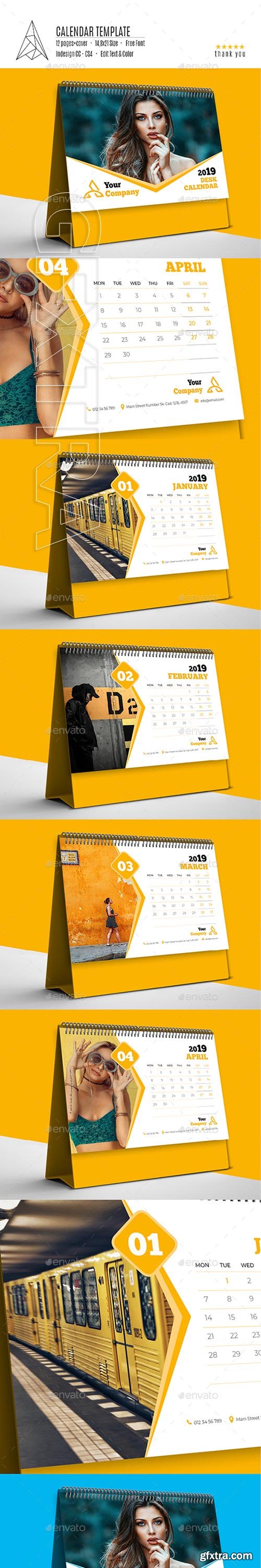 GraphicRiver - Desk Calendar 2019 22825595