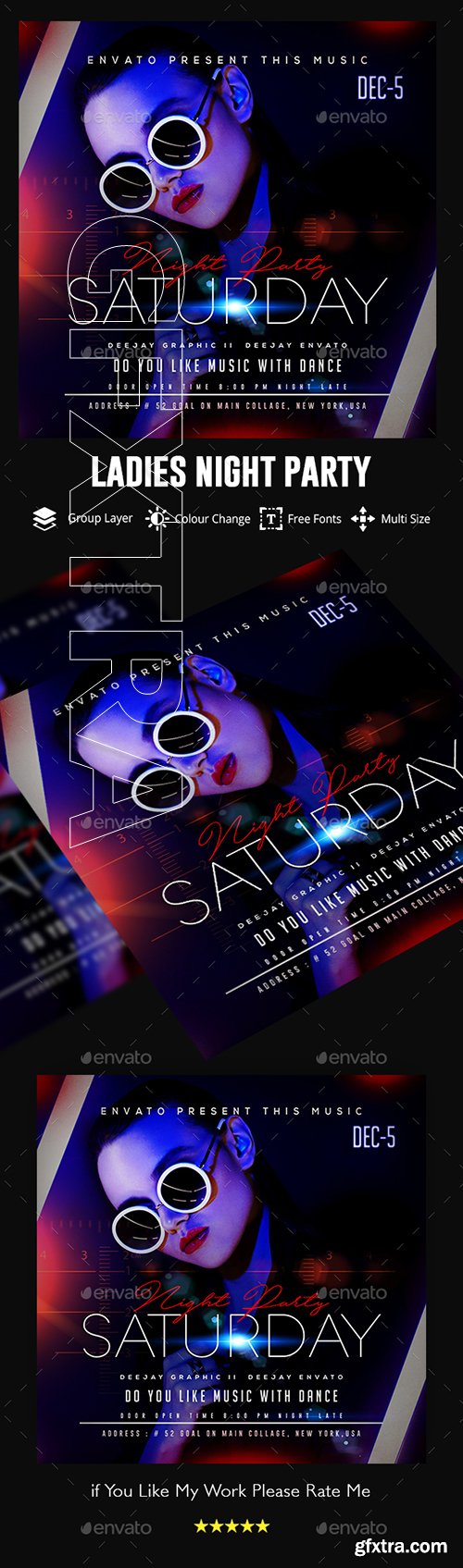 GraphicRiver - Ladies Night Flyer Template 22824807