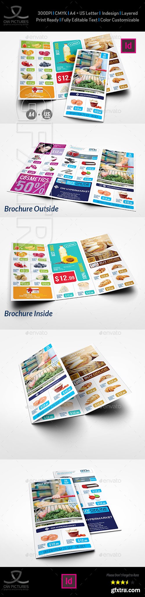 GraphicRiver - Supermarket Products Tri-Fold Catalog Brochure Vol5 22823918