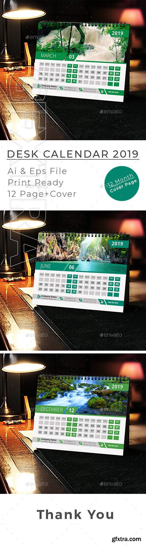 GraphicRiver - 2019 Desk Calendar 22870788