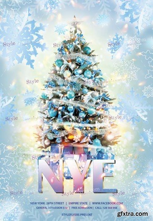 New Year Eve PSD Flyer Template