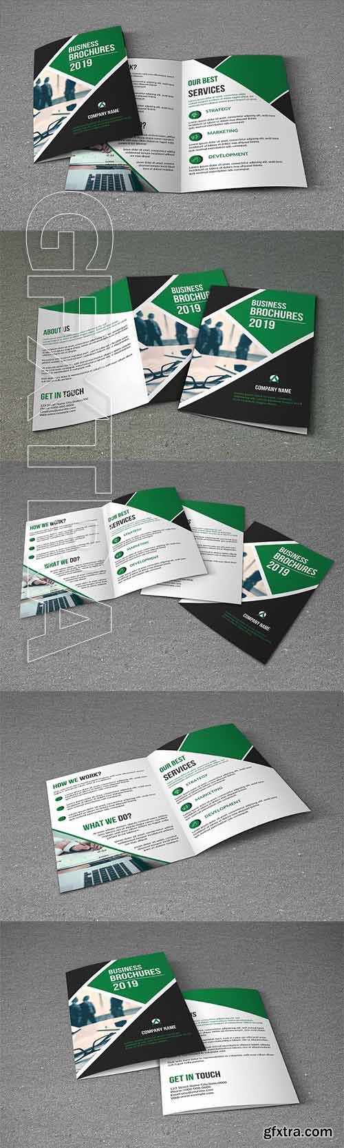CreativeMarket - Corporate Bi-fold Brochure V815 2863950