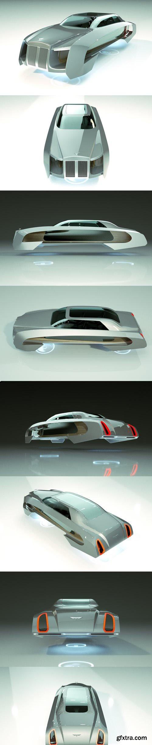 T-Hover Car 15 – Cheap & Cool series - 3D Model