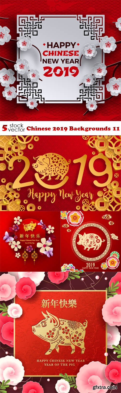 Vectors - Chinese 2019 Backgrounds 11