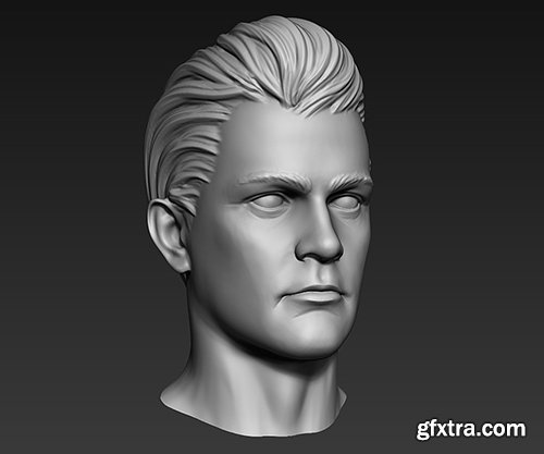 Cubebrush - 3D Print Ready Male Head