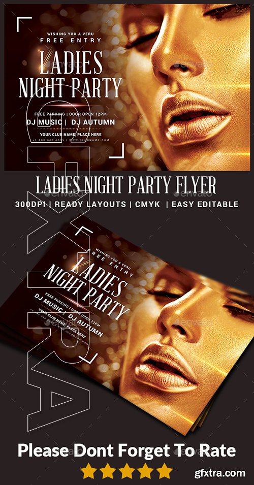 GraphicRiver - Ladies Night Party Flyer 22871346
