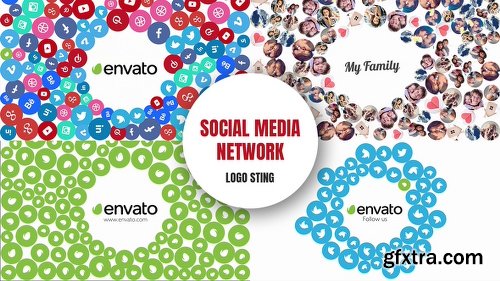 Videohive Social Media Network - Logo Sting 11527305