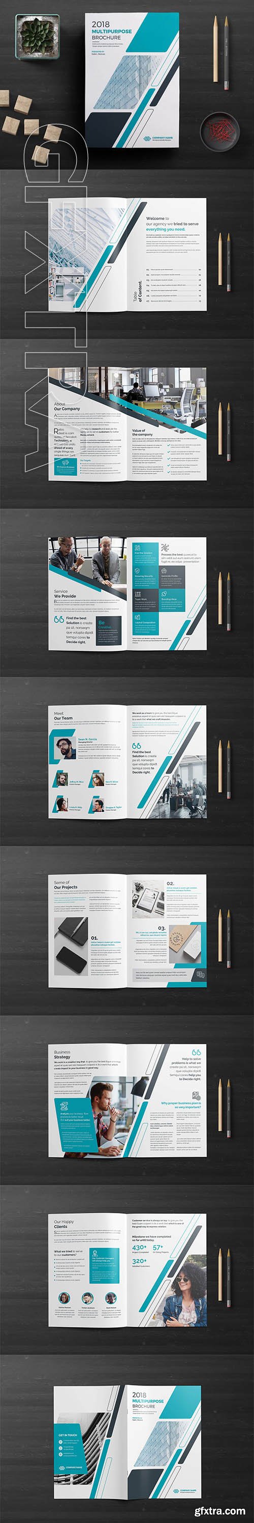 CreativeMarket - Company Profile Business Brochure 2977541