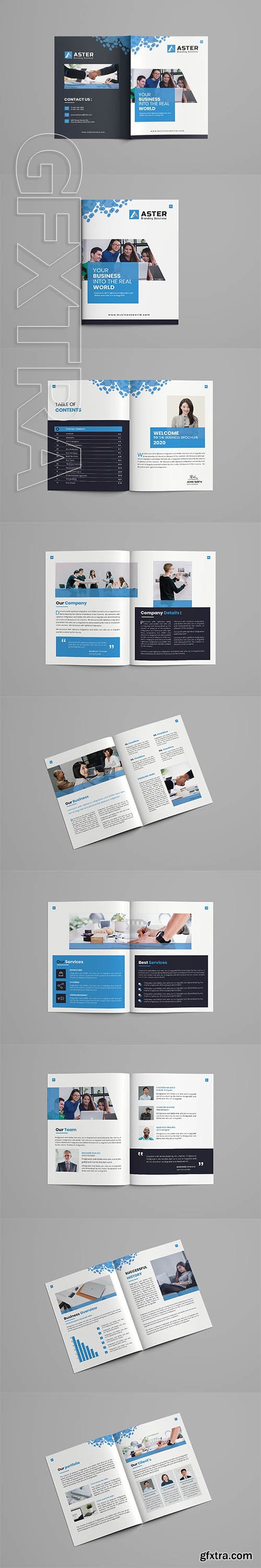 CreativeMarket - Corporate Brochure Template 2939709