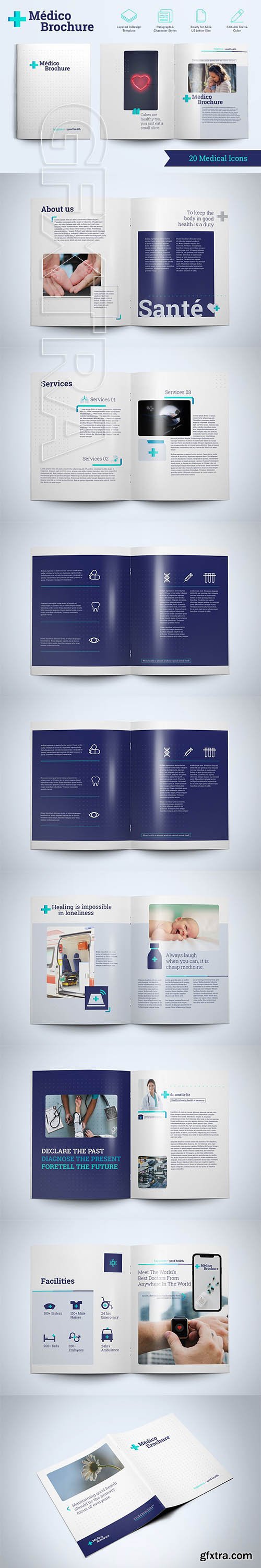 CreativeMarket - Medico Brochure Template 2903134