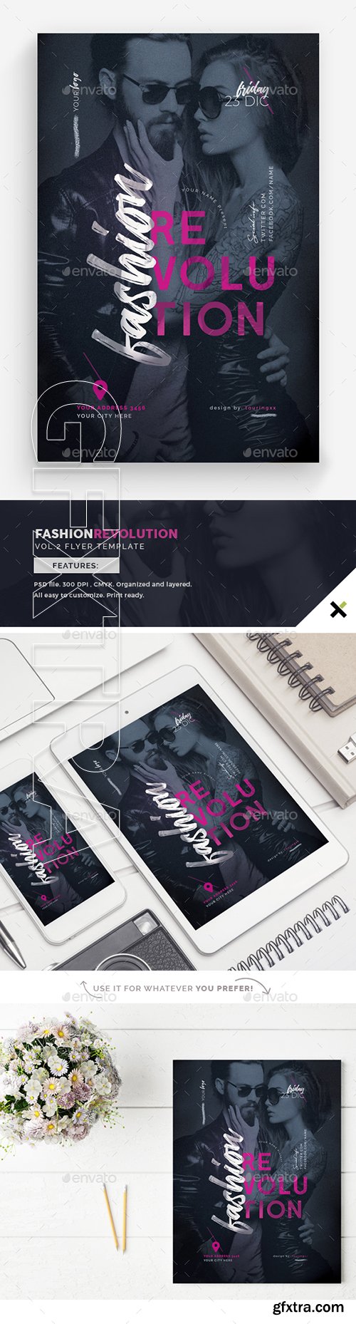 GraphicRiver - Fashion Revolution Vol.2 Flyer Template 22850221