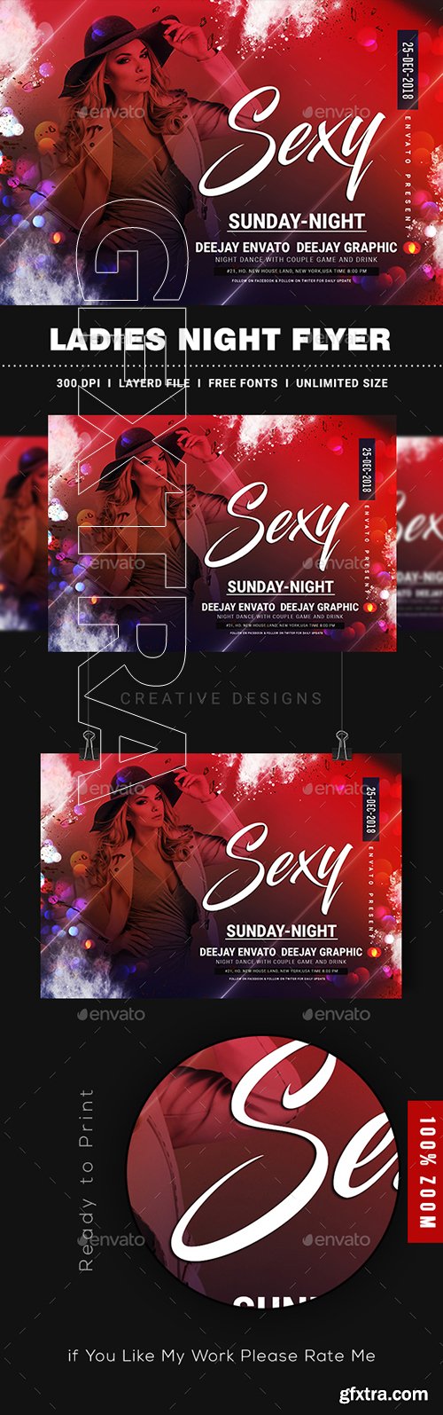 GraphicRiver - Ladies Night Flyer Template 22890160