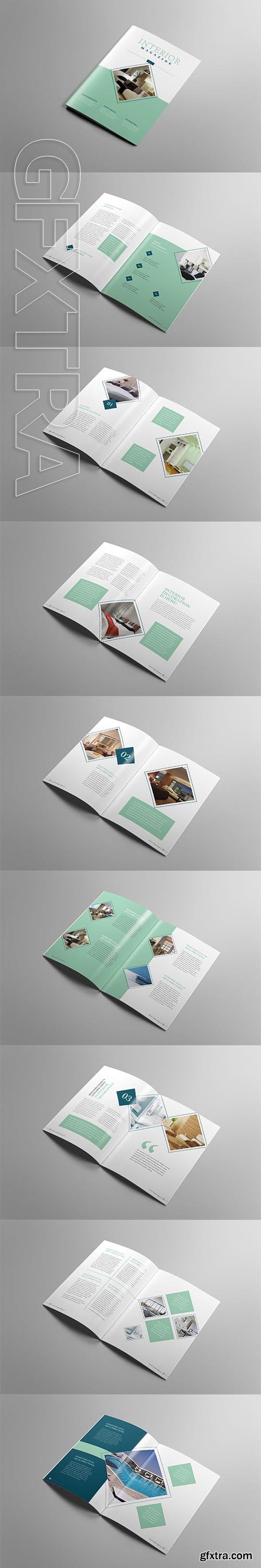 CreativeMarket - Interior Design Magazine Lookbook 3197641