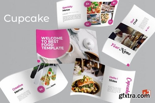 Cupcake - Powerpoint Keynote and Google Slides Templates