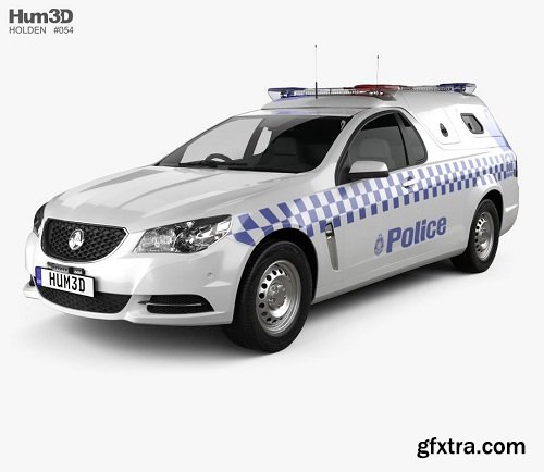 Holden Commodore ute Evoke Police 2013