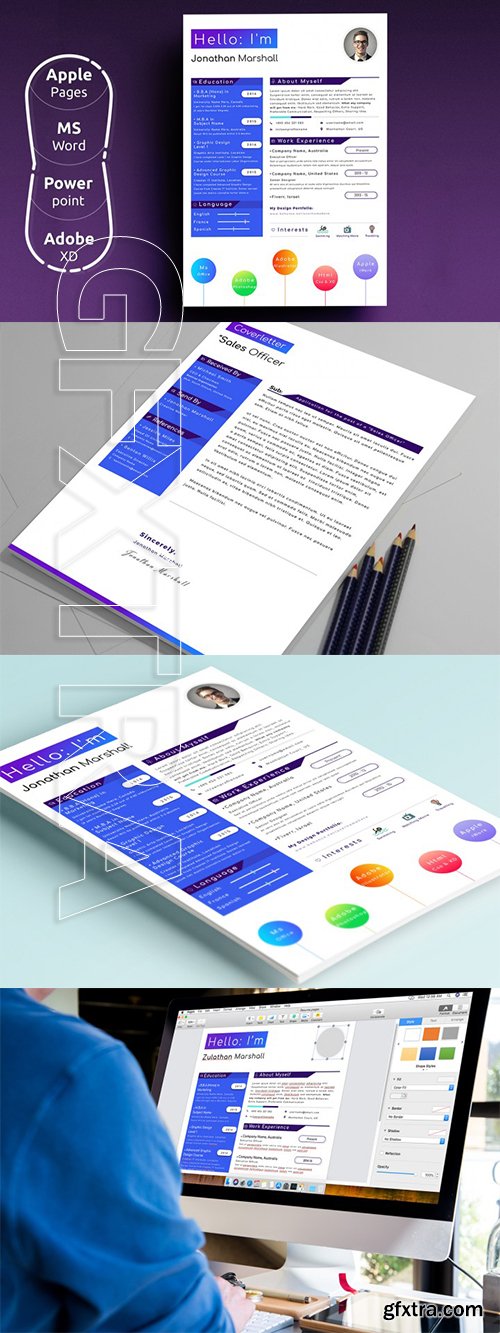 Modern Resume Template Word Pages