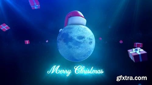 MA - Christmas Moon Stock Motion Graphics 148361