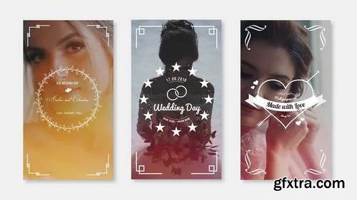 MA - Wedding Instagram Stories Stock After Effects Templates 148203